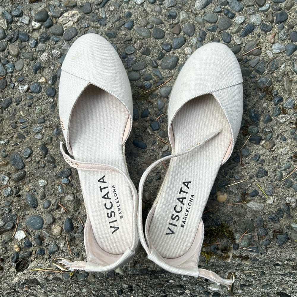 Viscata Formiga Canvas Espadrille Wedges